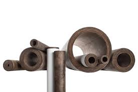 Fiberglass pipe insulation sections