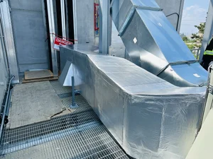 Commercial ceiling ductwork insulation